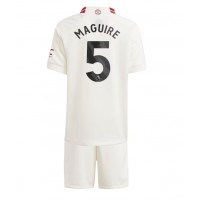 Manchester United Harry Maguire #5 Tredje Dräkt Barn 2023-24 Kortärmad (+ Korta byxor)